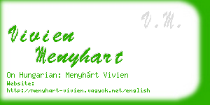vivien menyhart business card